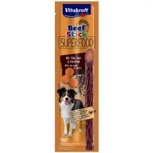 Beef Stick Superfood med gulerod og chiafrø 30 g