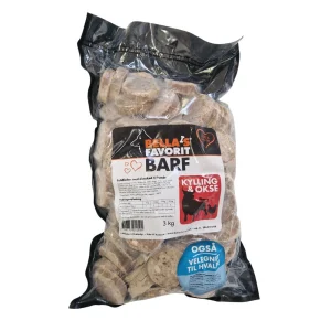 Bella’s Favorit Barf Okse/kylling 3 kg