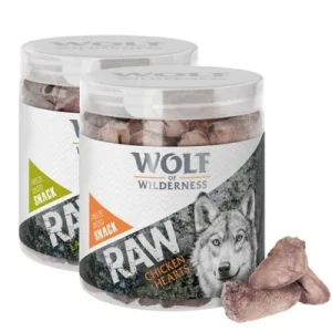 Blandet pakke med 2 slags: Wolf of Wilderness - Raw Snacks