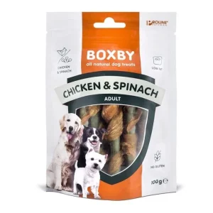 Boxby Kornfri Snack Chicken & Spinach 100g