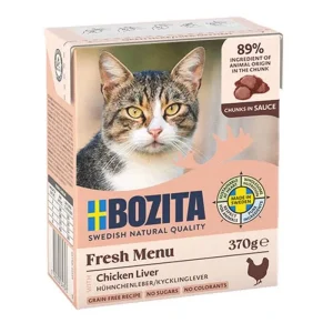 BOZITA Kattemad Bidder I Sovs FRESH MENU 89% Kyllingelever