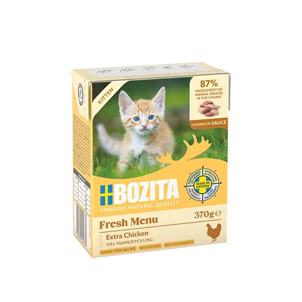 Bozita Kitten med kylling i sauce 370 g - Til killinger