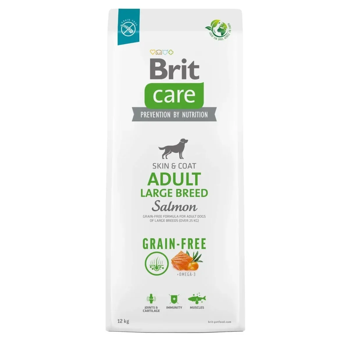 Brit Care Adult Large Breed Salmon 12 kg – kornfrit foder til store hunde
