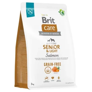 BRIT Care Hundefoder Grain Free SENIOR & Light med Laks