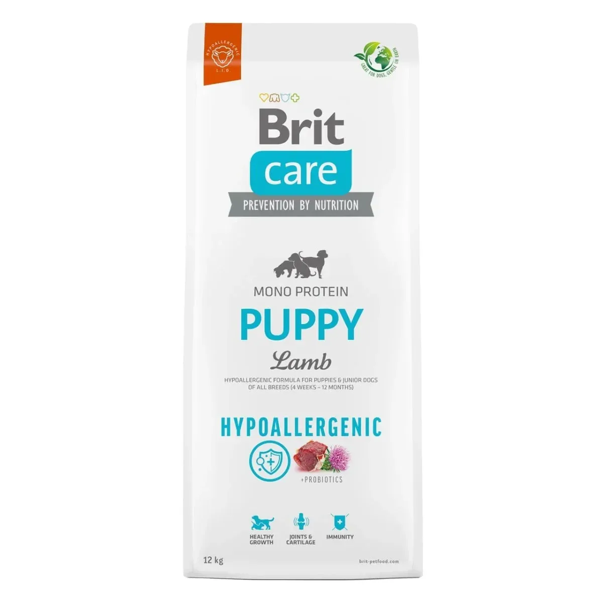 Brit Care Hypoallergenic Puppy Lamb 12 kg – allergivenligt hvalpefoder