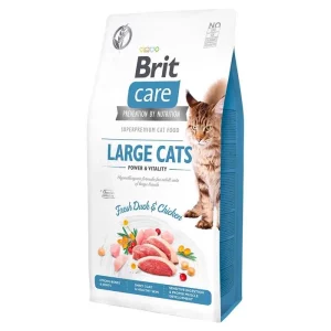 Brit Care Kattefoder til Store Voksne Katte Large Cats Power & Vitality - OKT DATOVARER