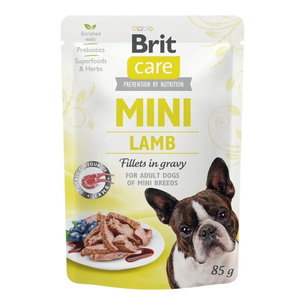 Brit Care Mini – Fileter i sovs m. Lam – 85g