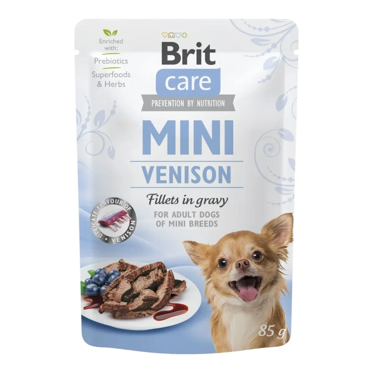 Brit Care Mini – Fileter i sovs m. Vildt – 85g