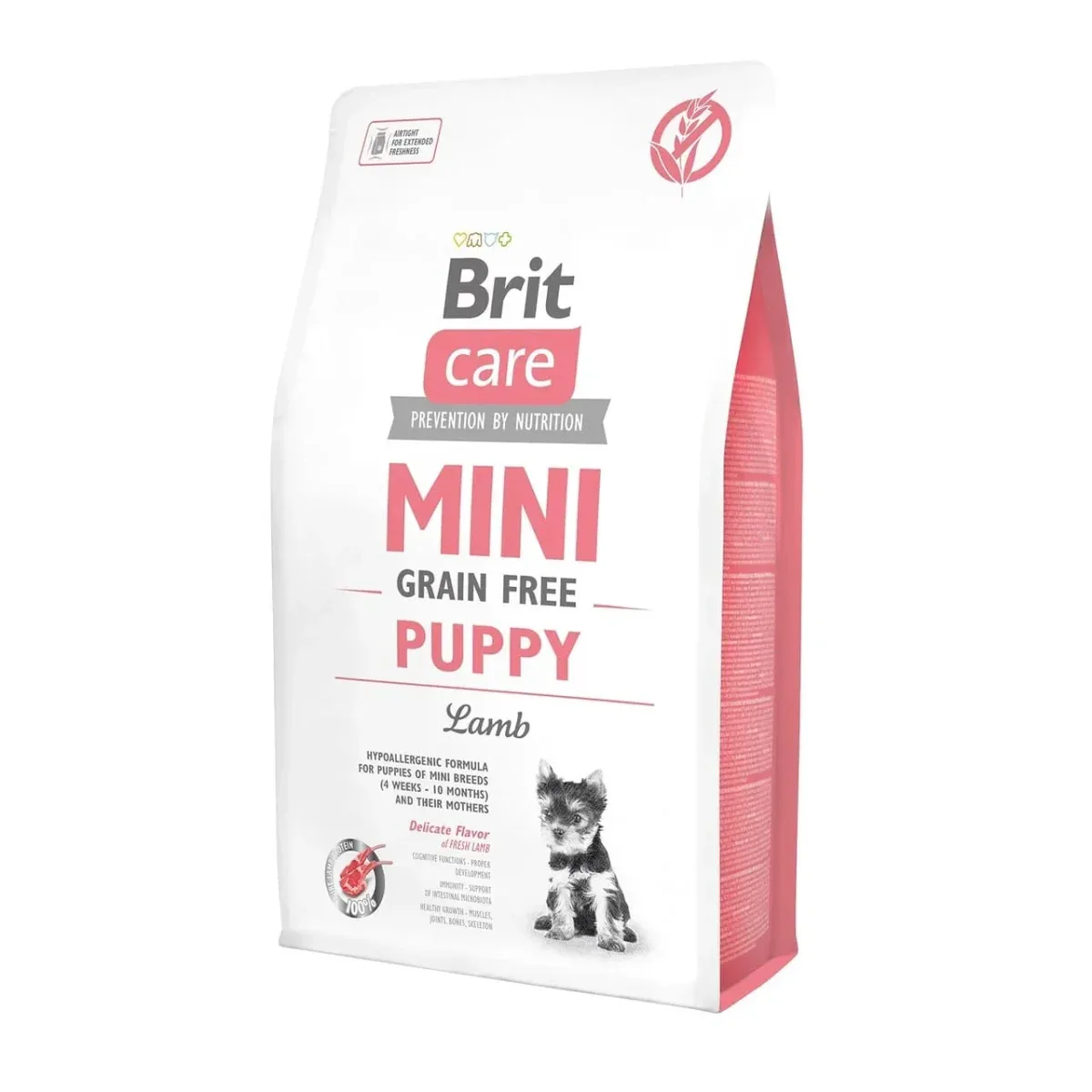 Brit Care Mini Puppy Lamb 2 kg – kornfrit hvalpefoder til små racer