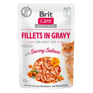 Brit Care Vådfoder Til Kat Mør Laks i Sovs 85g - DEC DATOVARER