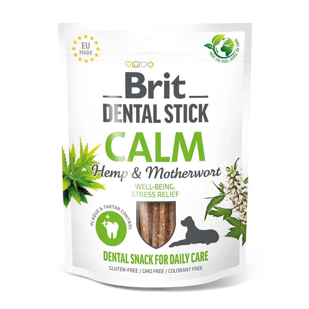 Brit – Dental Sticks – Calm m. Hamp & Urt – 250g.