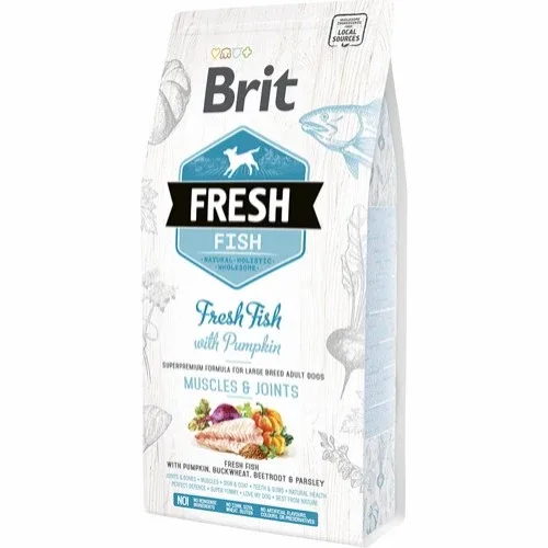Brit fresh adult large fisk & græskar 12kg, til hunde 25+kg