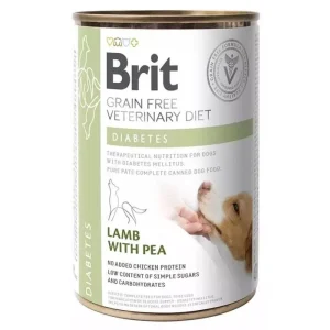 Brit Veterinary Diet Grain Free Diabetes Vådfoder Til Hund 400g