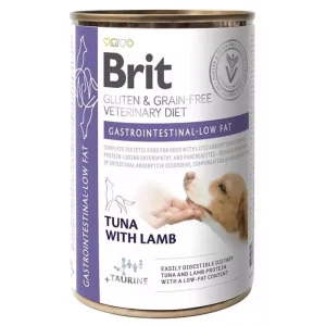 Brit Veterinary Diet Grain Free Gastrointestinal Low Fat Vådfoder Til Hund 400g