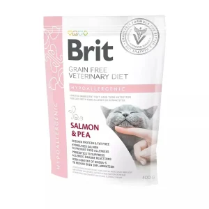 Brit Veterinary Diet Grain Free Kattefoder Hypoallergenic 400g