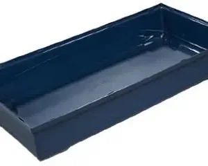 Bund til gnaverbur 122 x 58 x 16 cm blå