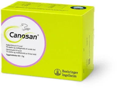 CANOSAN TYGGETABLET TIL HUND 60STK
