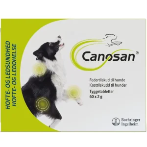Canosan Tyggetabletter Til Hunden For led og bevægelse 60stk