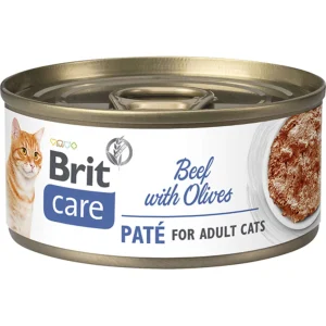 Care Cat Beef Paté with Olives 70 g