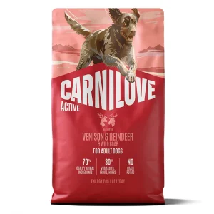 Carnilove Active Hundefoder Adult Venison, Reindeer & Wildboar 4 kg