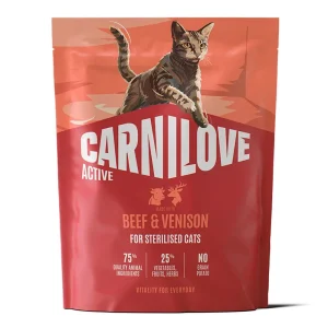Carnilove Active Kattefoder Til Steriliserede med Okse & Vildt 400g