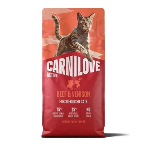 Carnilove Active Kattefoder Til Steriliserede med Okse & Vildt 6 Kg