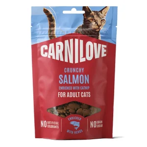 Carnilove Cat Crunchy Snack laks og catnip 50 g