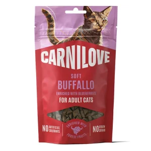 Carnilove Cat Soft Snack bøffel og blåbær