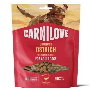 Carnilove Crunchy Snack struds og brombær 200 g