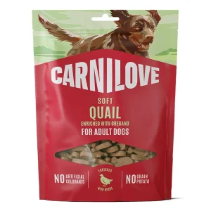 Carnilove Dog Soft Snack Vagtel og Oregano 200g