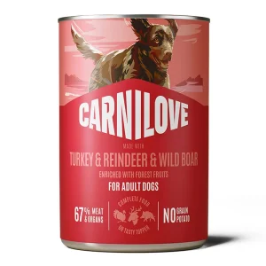 Carnilove Hundepaté med Kalkun, Rensdyr & Vildsvin 400g