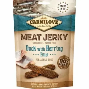 Carnilove Jerky and og sild – 100 g