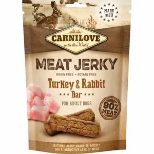 Carnilove Jerky kalkun og kanin – 100 g.
