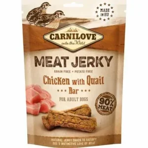 Carnilove Jerky Kylling og vagtel – 100 g.