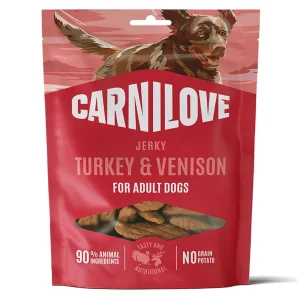 Carnilove Jerky Turkey & Venison Fillet ProteinBar Med Kalkun & Vildt 100g