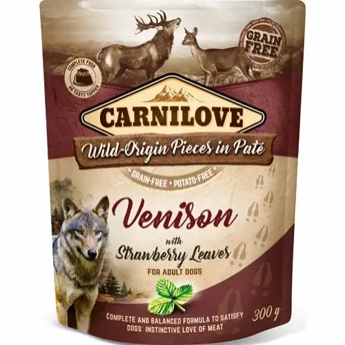Carnilove – Paté m. Vildt Kød & Jordbærblade