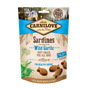 Carnilove Soft sardiner og hvidløg – 200 g.