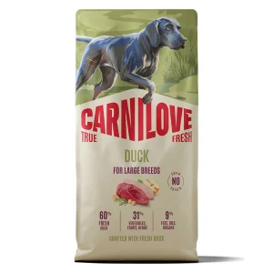 Carnilove True Fresh Duck For Large Breed Foder med And Til Store Racer 12 kg