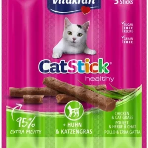 Cat-Stick Mini kylling, kattegræs 6x6 g
