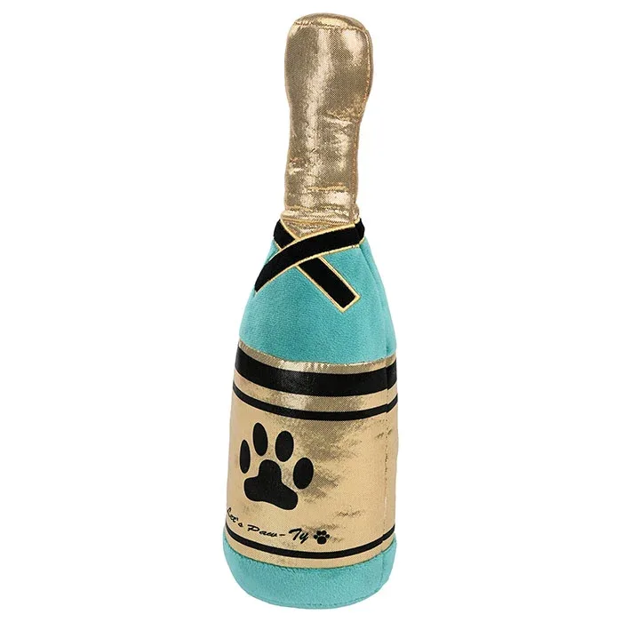 Champagneflaske Celebration M 11x9x35 cm turkis - Image 2
