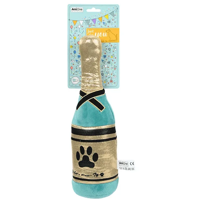 Champagneflaske Celebration M 11x9x35 cm turkis