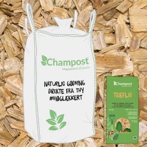Champost Træflis 2500 ltr bigbag