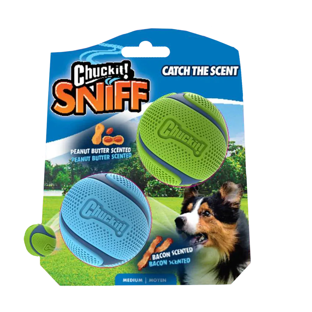 Chuck’it – Sniff Fetch Ball Duo – M – 2-pak