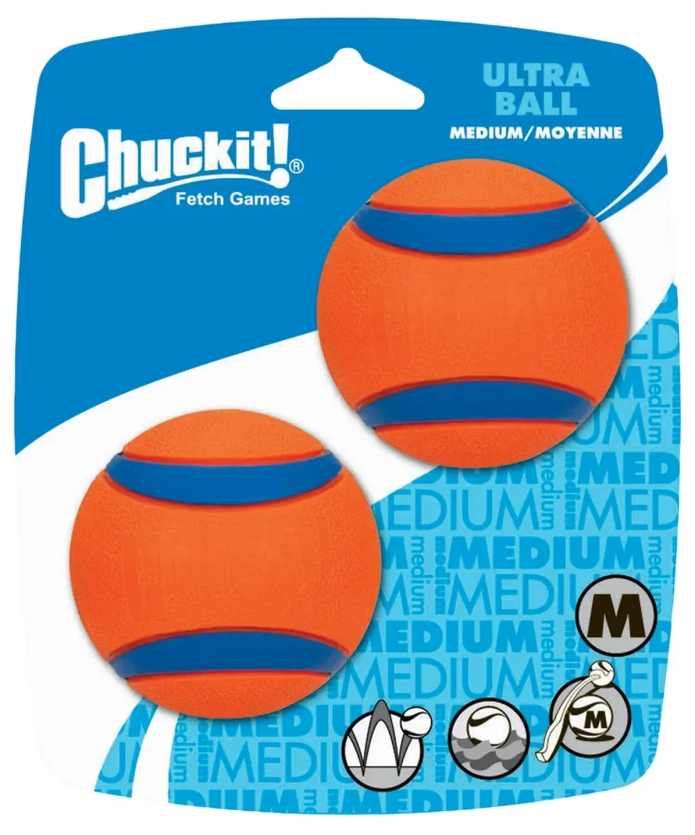 Chuck’it – Ultra Ball – M 6cm – 2-pak