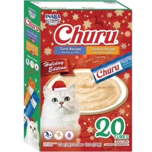Ciao Churu Christmas Box Glæd Din Mis Med Tun & Kylling 20stk