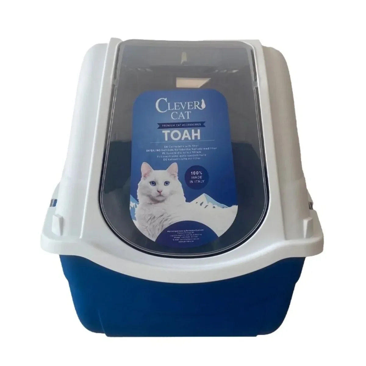 Clever Cat Toilette TOAH (Med Filter) Large 57x39x41 cm