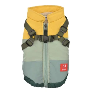 Color Block Harness Coat