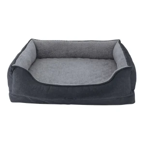Comfort bed square, VARA, 90 x 70 x 24 cm, Grå