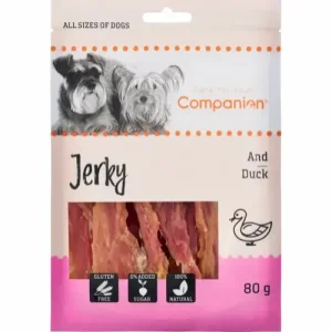 Companion Duck Jerky Stripe – 80 g.
