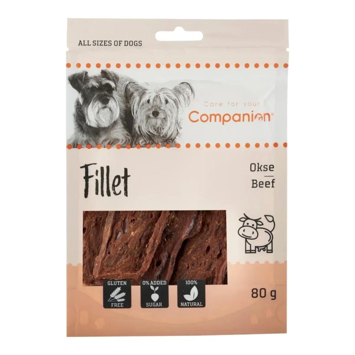 Companion – Filet m. Okse 80g